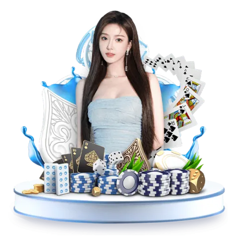 Bàn chơi Baccarat với bộ bài và chip tại vn666 chính thức